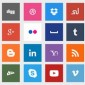20+ Cool Social Network Button Sets for Web Designers